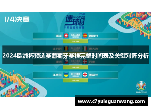 2024欧洲杯预选赛葡萄牙赛程完整时间表及关键对阵分析